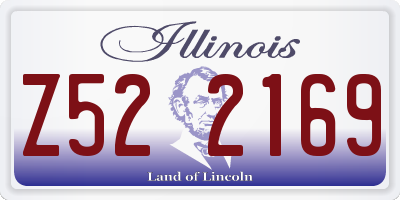 IL license plate Z522169