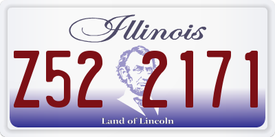 IL license plate Z522171