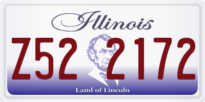 IL license plate Z522172