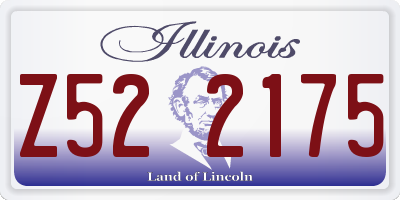 IL license plate Z522175
