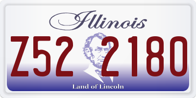 IL license plate Z522180