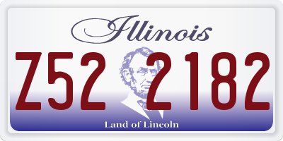 IL license plate Z522182