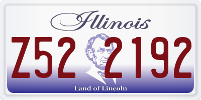 IL license plate Z522192