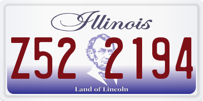 IL license plate Z522194