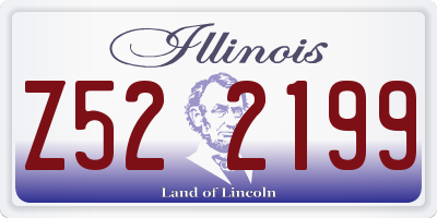 IL license plate Z522199
