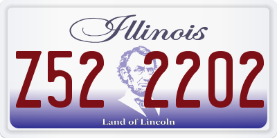 IL license plate Z522202