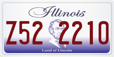 IL license plate Z522210
