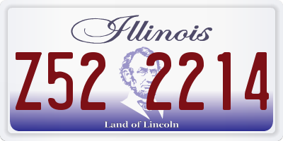 IL license plate Z522214