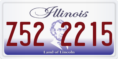 IL license plate Z522215