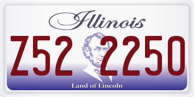 IL license plate Z522250