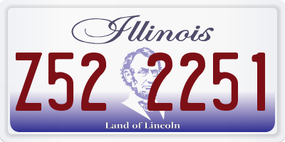 IL license plate Z522251
