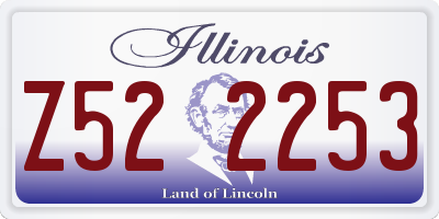IL license plate Z522253
