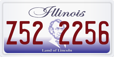 IL license plate Z522256