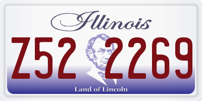 IL license plate Z522269