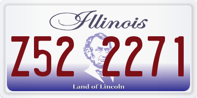 IL license plate Z522271