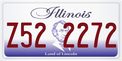 IL license plate Z522272