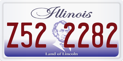 IL license plate Z522282
