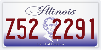 IL license plate Z522291