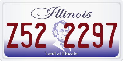 IL license plate Z522297