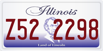 IL license plate Z522298