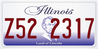 IL license plate Z522317