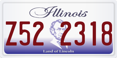 IL license plate Z522318