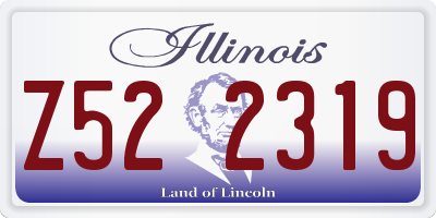 IL license plate Z522319