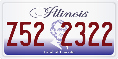 IL license plate Z522322