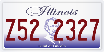 IL license plate Z522327