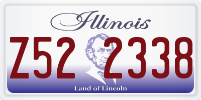 IL license plate Z522338