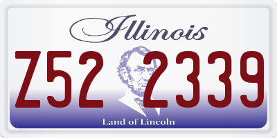 IL license plate Z522339