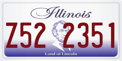IL license plate Z522351
