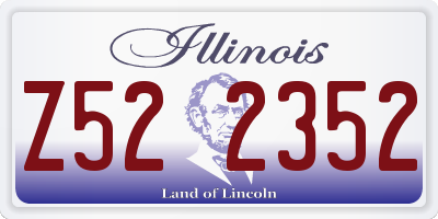 IL license plate Z522352