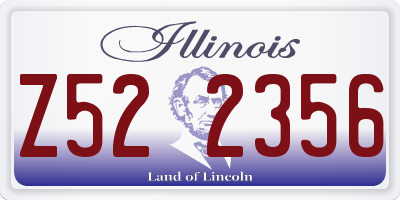IL license plate Z522356