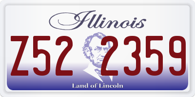 IL license plate Z522359