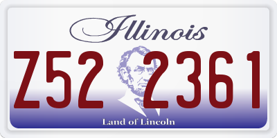 IL license plate Z522361