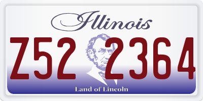 IL license plate Z522364