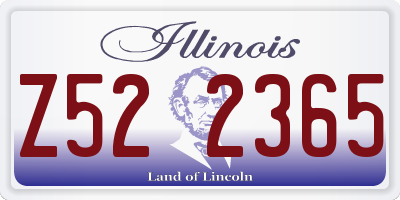 IL license plate Z522365