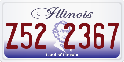 IL license plate Z522367