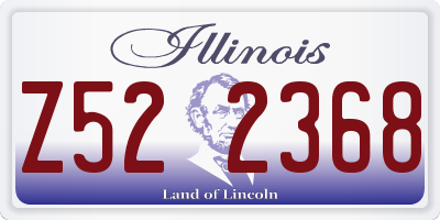 IL license plate Z522368