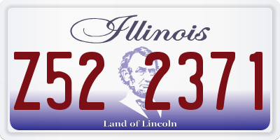 IL license plate Z522371