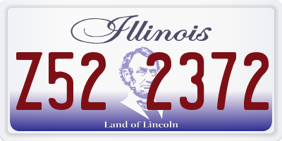 IL license plate Z522372