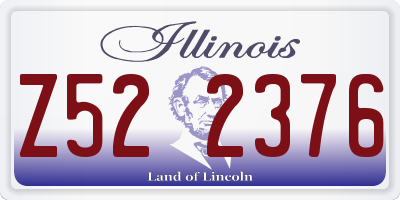 IL license plate Z522376