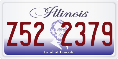 IL license plate Z522379