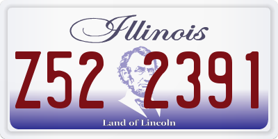 IL license plate Z522391