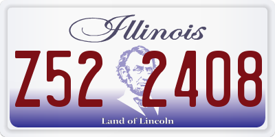 IL license plate Z522408