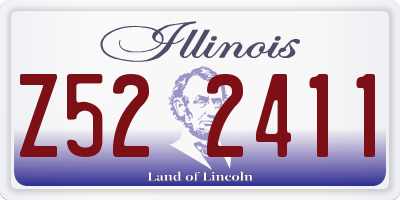 IL license plate Z522411