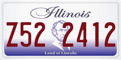 IL license plate Z522412