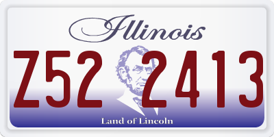 IL license plate Z522413