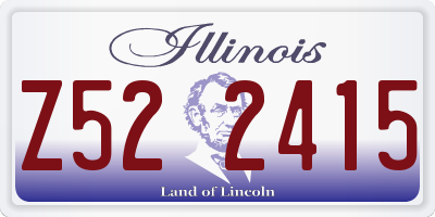 IL license plate Z522415
